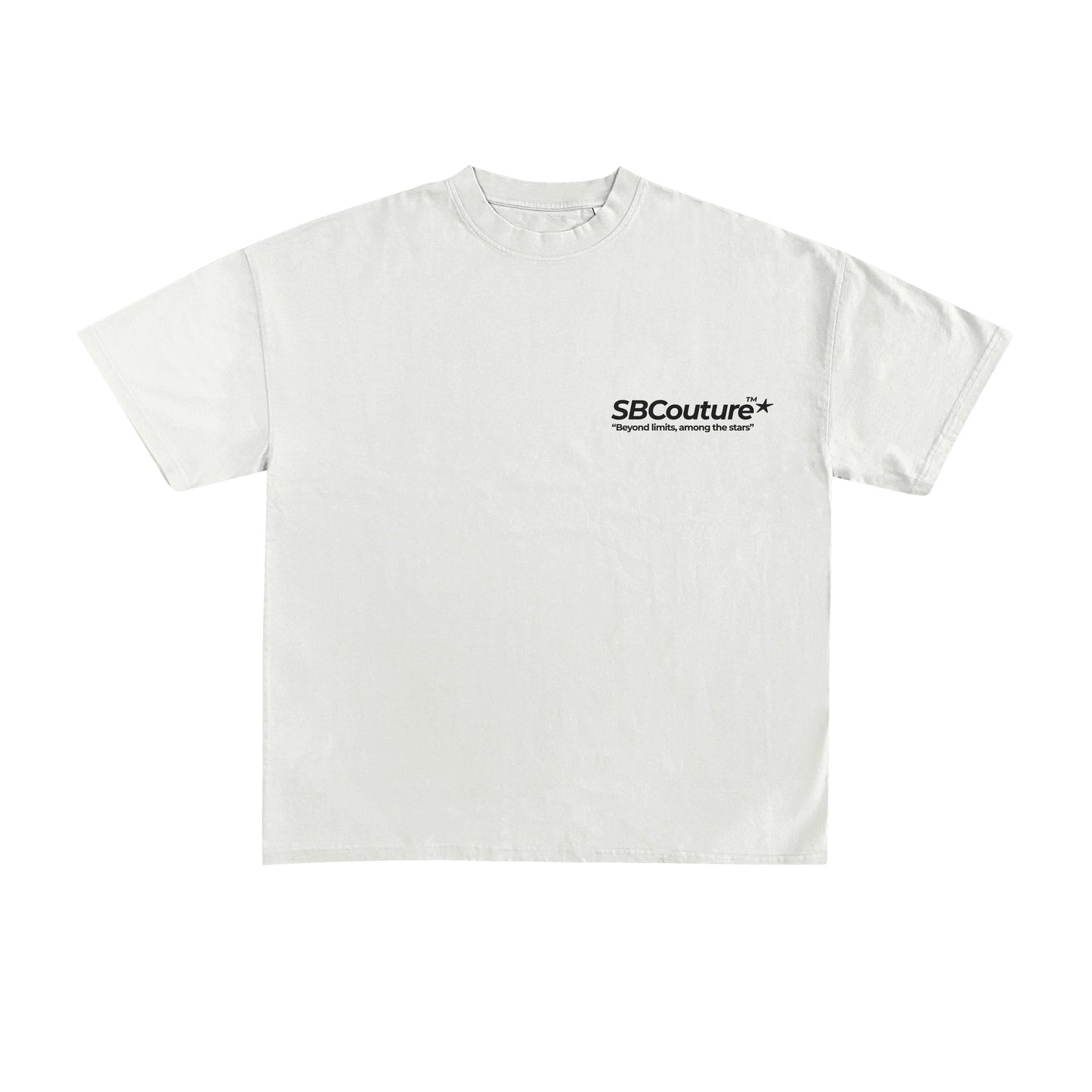 Starboy Couture SBC 'Gamble Club' Tee – white oversized t-shirt with bold back graphic inspired by risk and ambition.