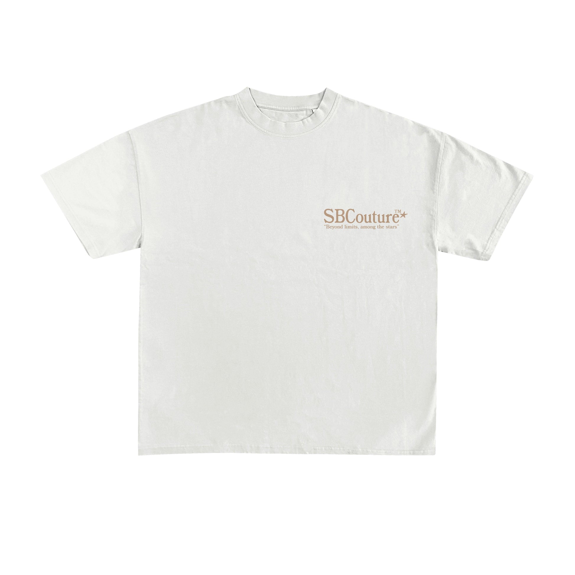 Starboy Couture SBC 'Heaven Made' Tee – white oversized t-shirt with palm-themed back graphic and clean SBCouture front.