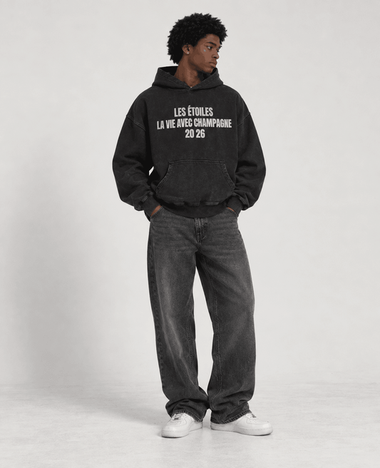 La Vie Avec Champagne Hoodie - Starboy CoutureHoodie