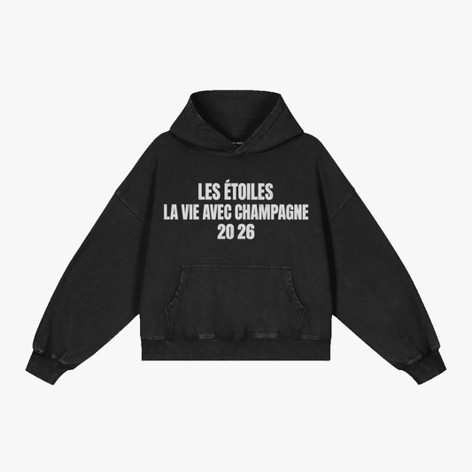 La Vie Avec Champagne Hoodie - Starboy CoutureHoodie